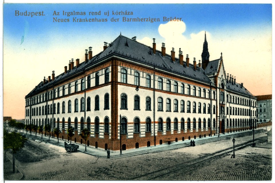 06743-Budapest-1905-Neues Krankenhaus der Barmherzigen Brüder-Brück & Sohn Kunstverlag