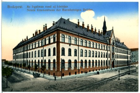 06743-Budapest-1905-Neues Krankenhaus der Barmherzigen Brüder-Brück & Sohn Kunstverlag