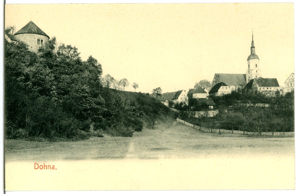 06415-Dohna-1905-Blick nach Dohna-Brück & Sohn Kunstverlag