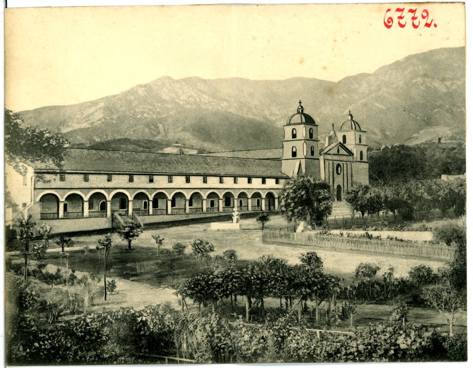06772-Santa Barbara-1905-Santa Barbara Mission and Grounds-Brück & Sohn Kunstverlag