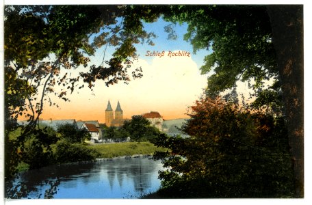 08812-Rochlitz-1907-Blick aufs Schloß-Brück & Sohn Kunstverlag