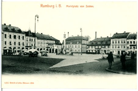 06495-Rumburg-1905-Marktplatz von Süden-Brück & Sohn Kunstverlag