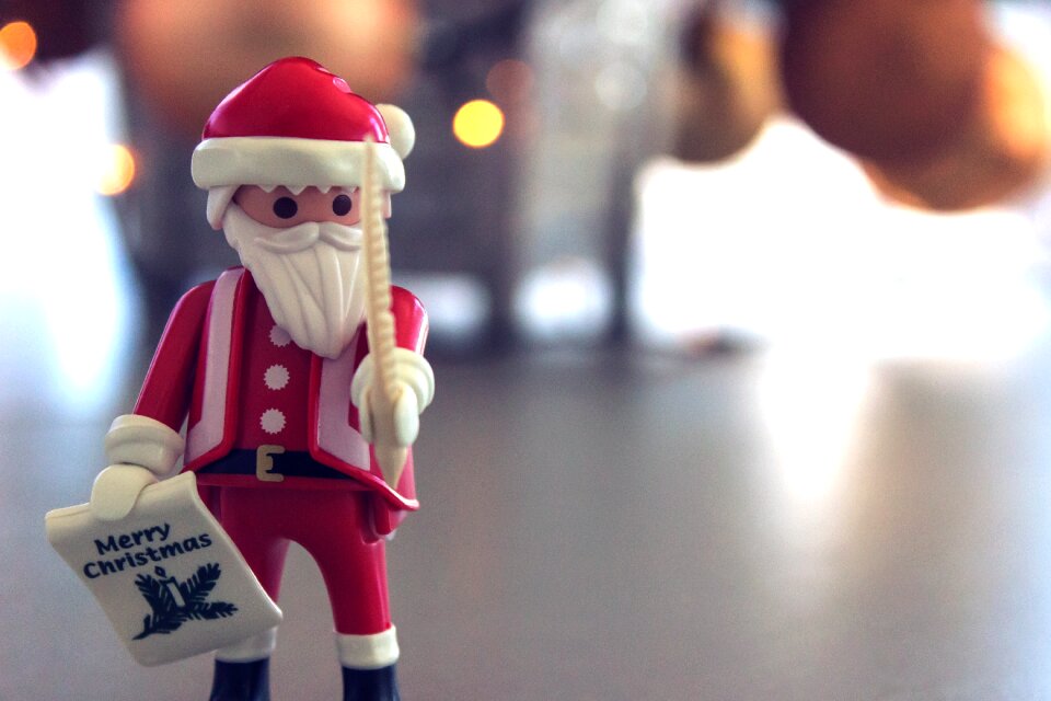 Christmas toy bokeh