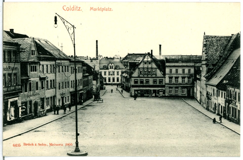 06435-Colditz-1905-Marktplatz-Brück & Sohn Kunstverlag