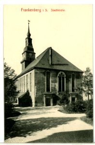 08871-Frankenberg-1907-Stadtkirche-Brück & Sohn Kunstverlag