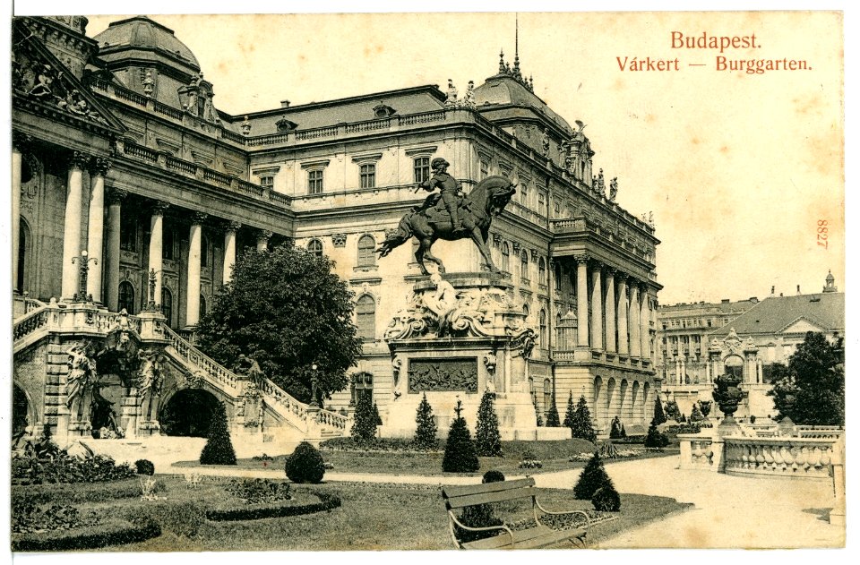 08827-Budapest-1907-Burggarten-Brück & Sohn Kunstverlag