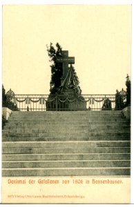 08976-Hassenhausen-1907-Denkmal der Gefallenen von 1806-Brück & Sohn Kunstverlag