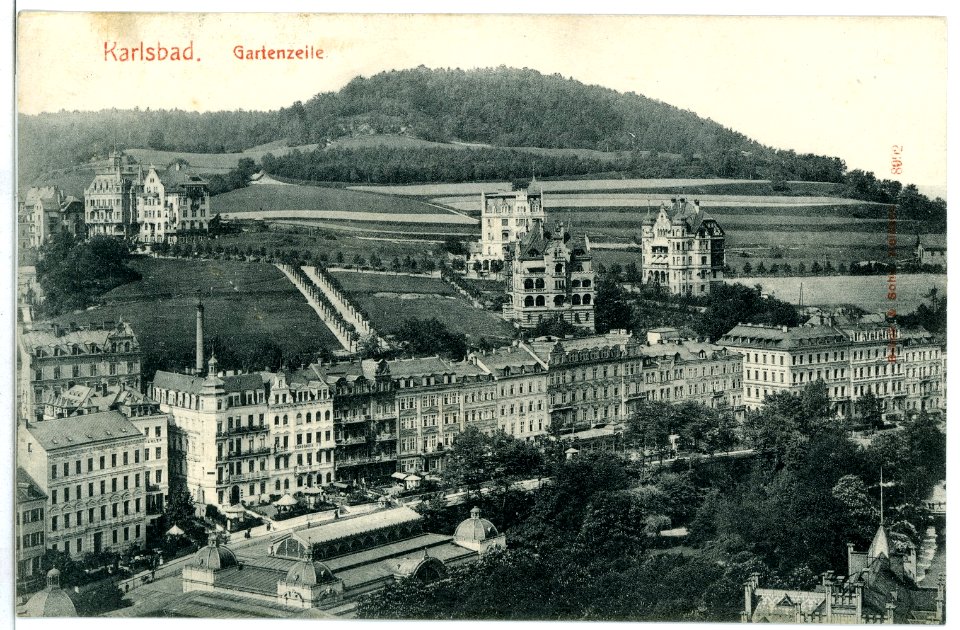 08992-Karlsbad-1907-Gartenzeile-Brück & Sohn Kunstverlag