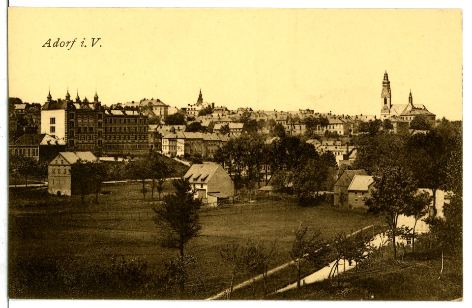 08924-Adorf-1907-Blick auf Adorf-Brück & Sohn Kunstverlag