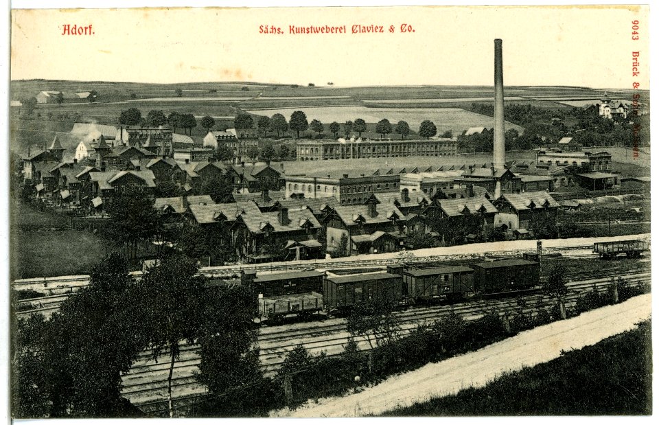 09043-Adorf-1907-Kunstweberei Claviez & Co.-Brück & Sohn Kunstverlag