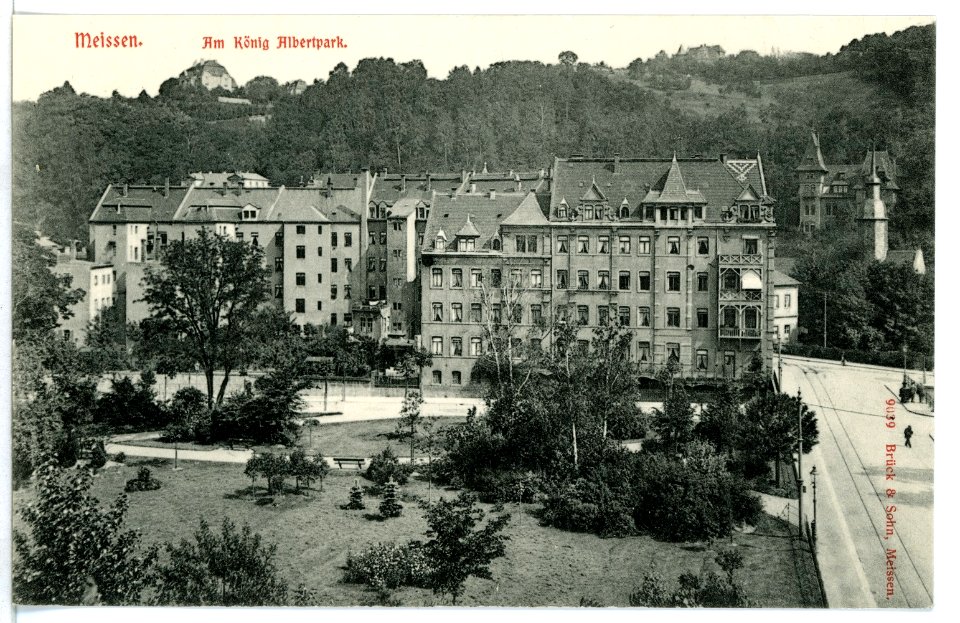 09039-Meißen-1907-König-Albert-Park-Brück & Sohn Kunstverlag