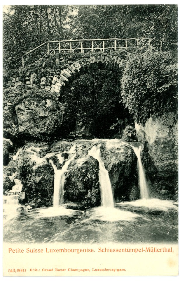 06660-Luxemburg-1905-Schießentümpel - Müllerthal-Brück & Sohn Kunstverlag