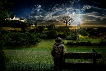 Mystical alone composing
