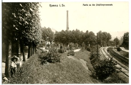 08963-Kamenz-1907-Schillerpromenade-Brück & Sohn Kunstverlag