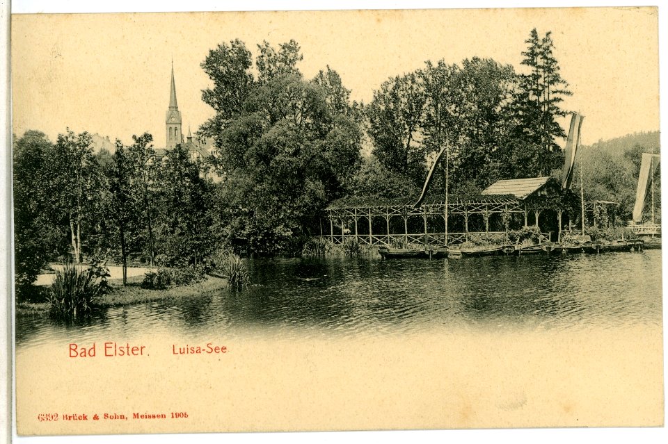 06392-Bad Elster-1905-Luisasee-Brück & Sohn Kunstverlag