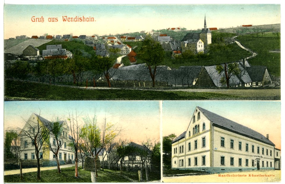 08758-Wendishain-1907-Blick auf Wendishain-Brück & Sohn Kunstverlag