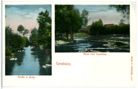 09477-Cerekvice-1908-Partie u lavky, Most nad Loucnou-Brück & Sohn Kunstverlag