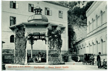 08902-Karlsbad-1907-Franz-Joseph-Quelle-Brück & Sohn Kunstverlag