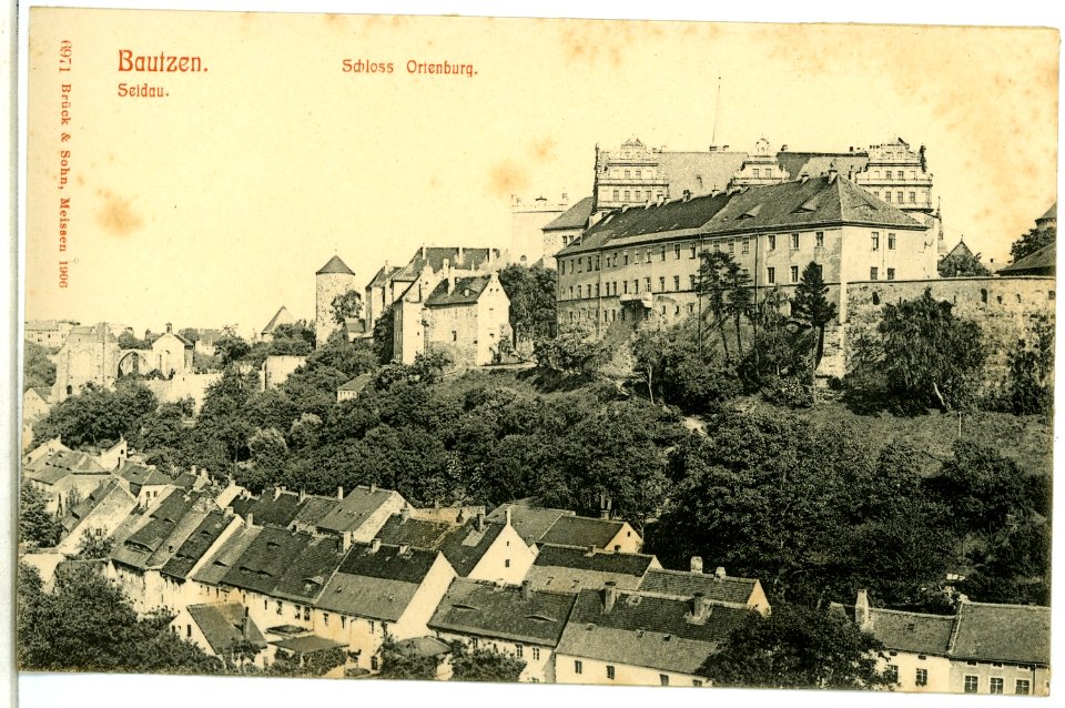 06971-Bautzen-1906-Seidau - Schloß Ortenburg-Brück & Sohn Kunstverlag