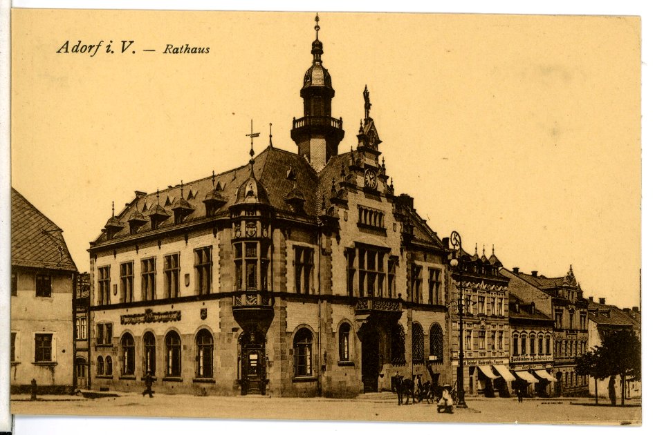 08929-Adorf-1907-Rathaus-Brück & Sohn Kunstverlag