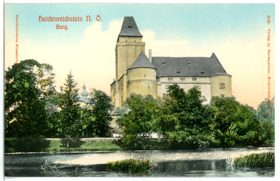 09060-Heidenreichstein-1907-Burg-Brück & Sohn Kunstverlag
