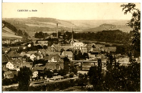 07132-Camburg-1906-Blick auf Camburg-Brück & Sohn Kunstverlag