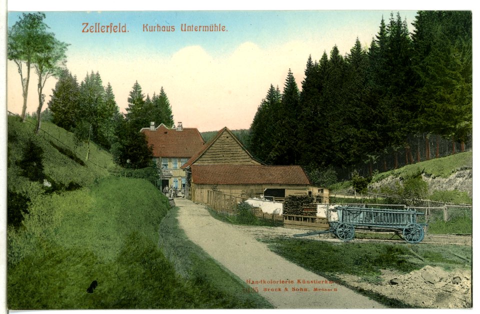 09135-Zellerfeld-1907-Kurhaus Untermühle-Brück & Sohn Kunstverlag