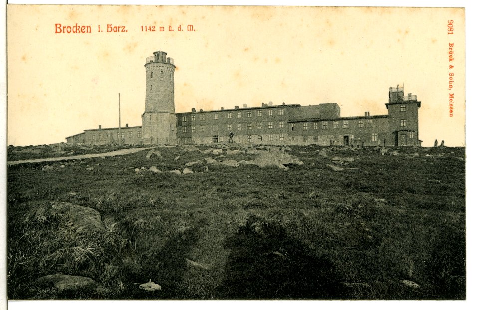 09081-Brocken-1907-Gipfelansicht-Brück & Sohn Kunstverlag