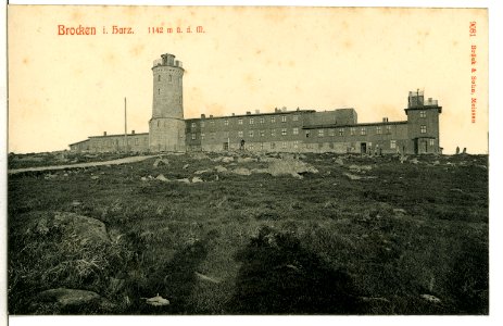 09081-Brocken-1907-Gipfelansicht-Brück & Sohn Kunstverlag
