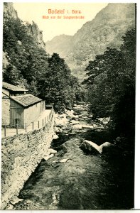09106-Bodetal-1907-Blick von der Jungfernbrücke-Brück & Sohn Kunstverlag