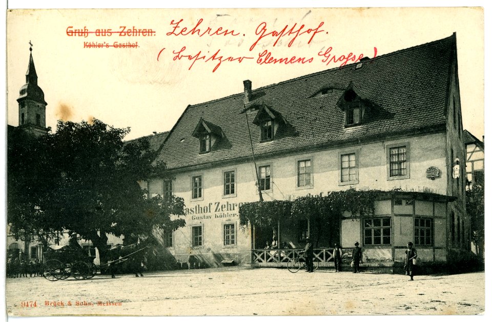 09474-Zehren-1908-Köhlers Gasthof-Brück & Sohn Kunstverlag