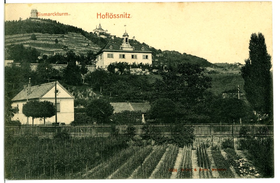 09304-Radebeul-1907-Hoflößnitz - Bismarckturm-Brück & Sohn Kunstverlag