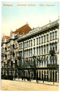 06745-Budapest-1905-Hotel Pannonia-Brück & Sohn Kunstverlag