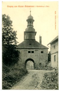 09075-Blankenburg-1907-Eingang zum Kloster Michaelstein-Brück & Sohn Kunstverlag