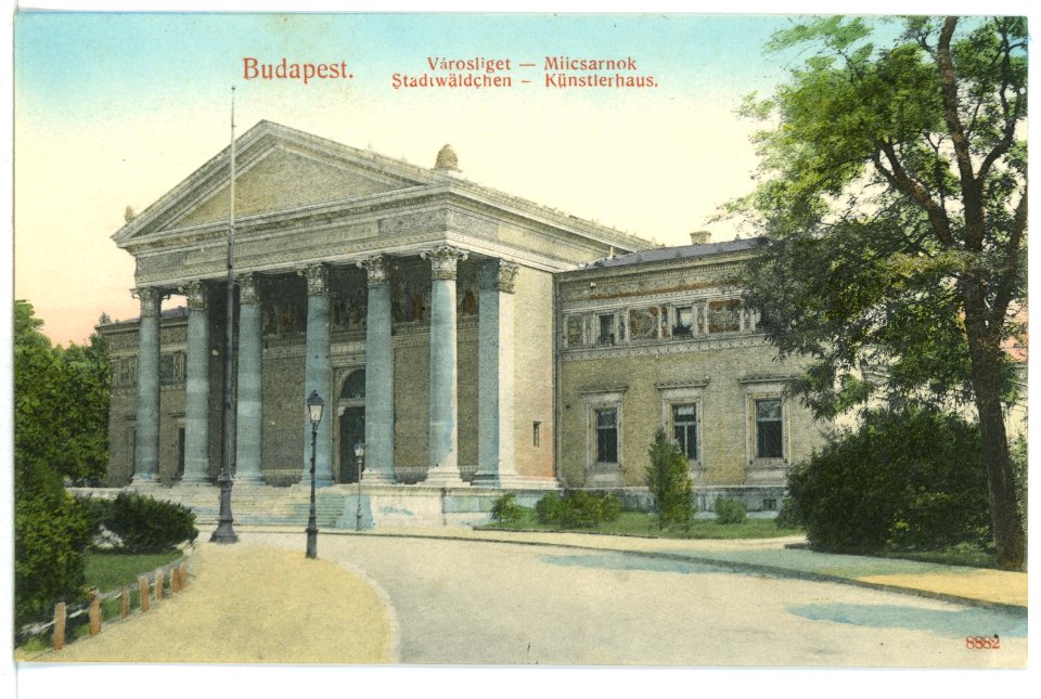08882-Budapest-1907-Stadtwäldchen - Künstlerhaus-Brück & Sohn Kunstverlag