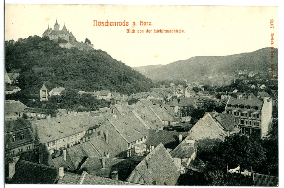 09107-Nöschenrode-1907-Blick von der Liebfrauenkirche-Brück & Sohn Kunstverlag