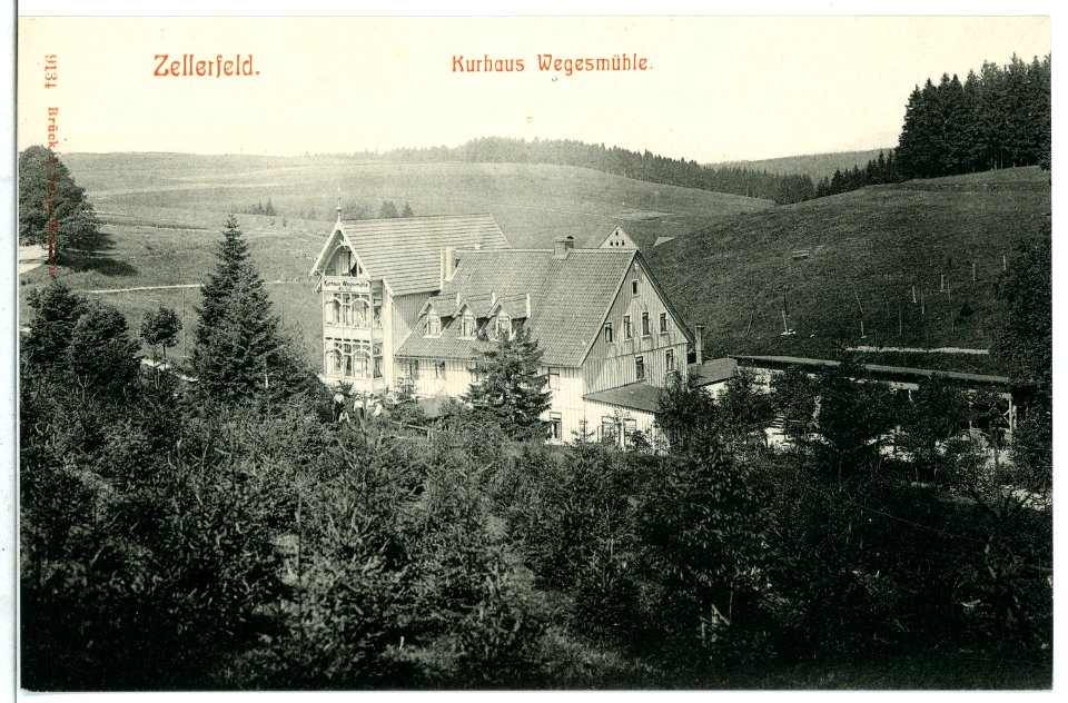 09134-Zellerfeld-1907-Kurhaus Wegesmühle-Brück & Sohn Kunstverlag