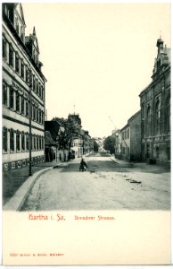 09028-Hartha-1907-Dresdner Straße-Brück & Sohn Kunstverlag
