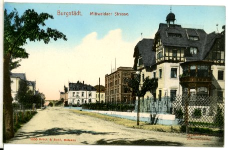 09555-Burgstädt-1908-Mittweidaer Straße-Brück & Sohn Kunstverlag