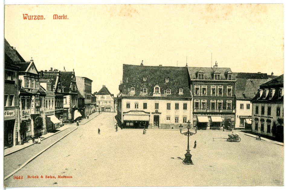09442-Wurzen-1908-Markt-Brück & Sohn Kunstverlag