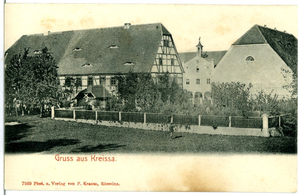 07109-Kreissa-1906-Blick zum Gut-Brück & Sohn Kunstverlag