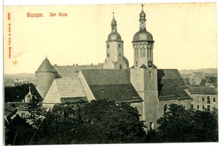 09439-Wurzen-1908-Der Dom-Brück & Sohn Kunstverlag