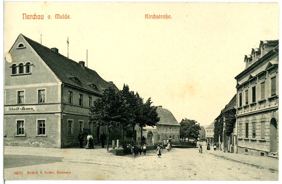 09493-Nerchau-1908-Kirchstraße-Brück & Sohn Kunstverlag