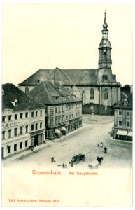 07007-Großenhain-1906-Am Hauptmarkt-Brück & Sohn Kunstverlag