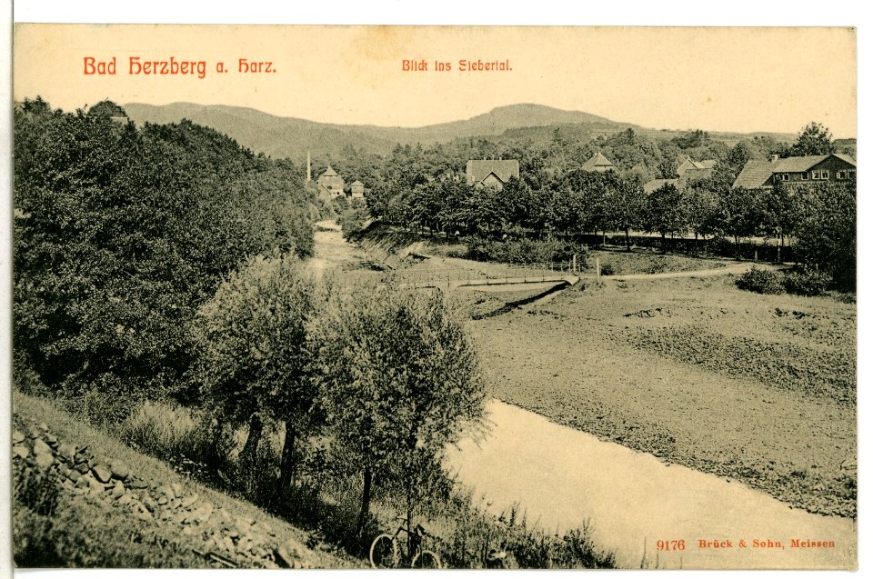 09176-Bad Herzberg-1907-Blick ins Siebertal-Brück & Sohn Kunstverlag