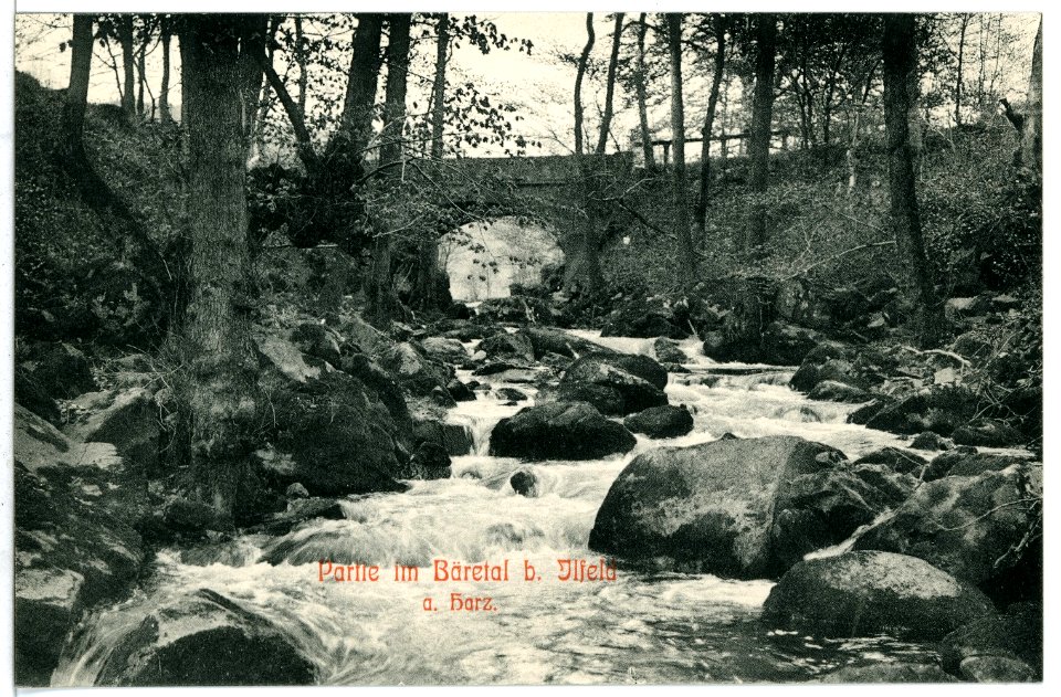 09206-Ilfeld-1907-Im Bäretal-Brück & Sohn Kunstverlag