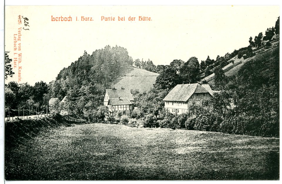 09263-Lerbach-1907-Bei der Hütte-Brück & Sohn Kunstverlag