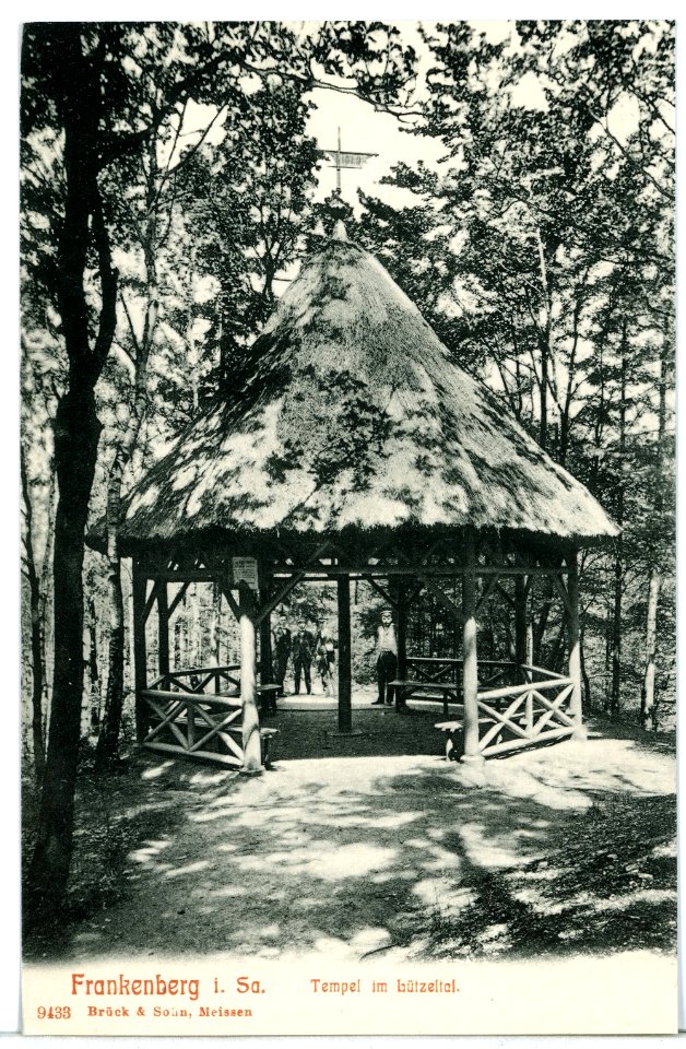 09433-Frankenberg-1908-Tempel im Lützeltal-Brück & Sohn Kunstverlag