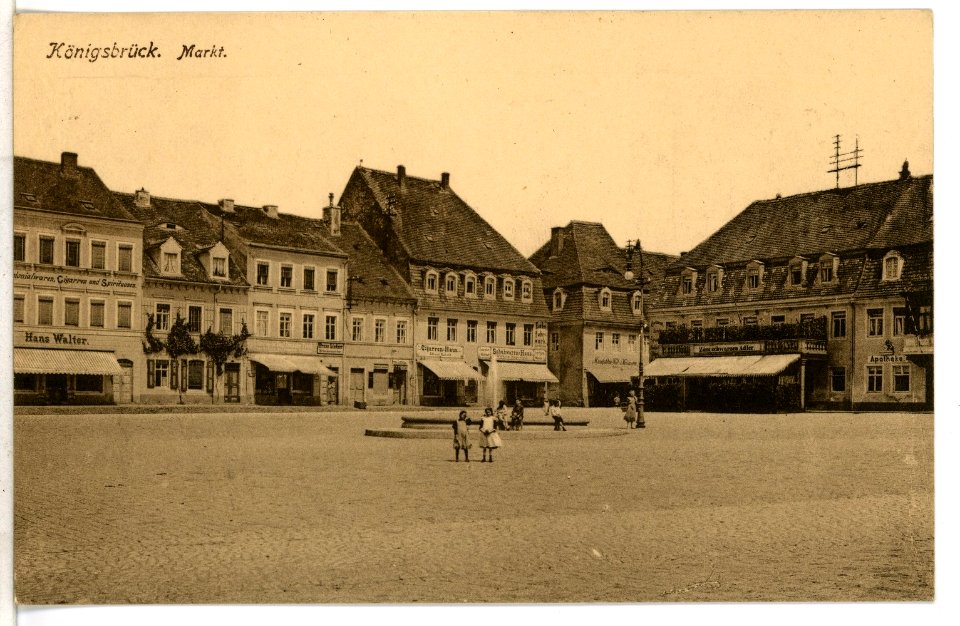 08945-Königsbrück-1907-Marktplatz-Brück & Sohn Kunstverlag