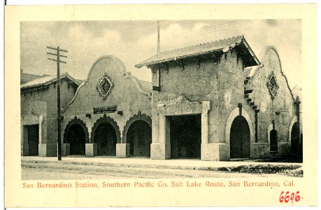 06696-San Bernardino-1905-San Bernardino Station Southern Pacific Co., Salt Lake Route-Brück & Sohn Kunstverlag